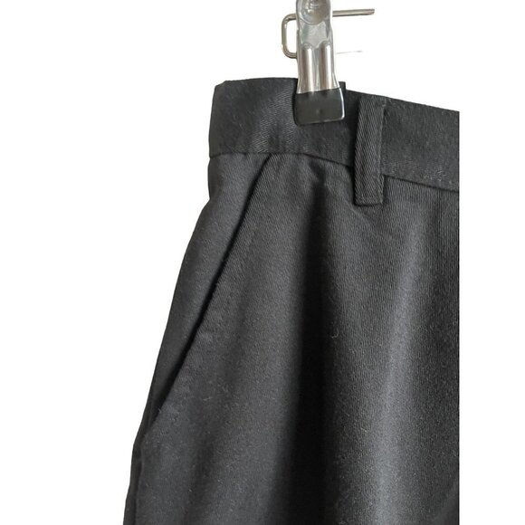 New! Eddie Bauer Uniform School Black Chino Shorts Flat Front Size W30 MSRP $32 - Picture 3 of 6